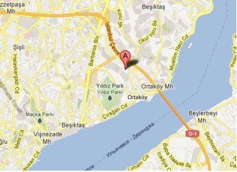 Map – Picture Of Republika Academic Aparts Ortakoy, Istanbul – Tripadvisor, Ortaköy, Turkey, Ortaköy Kumpir, Istanbul Turkey Hotels