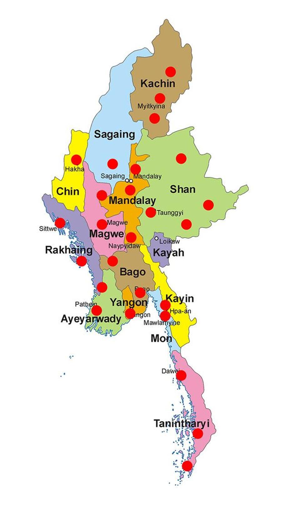 Myanmar-Map1  Zifam Myanmar, Du Yar, Myanmar, Shan State Myanmar, Myanmar Asia