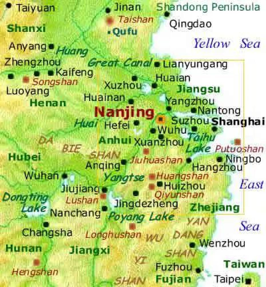 Nanjing – Turkce Bilgi, Ning’An, China, Zambia World, China Karte