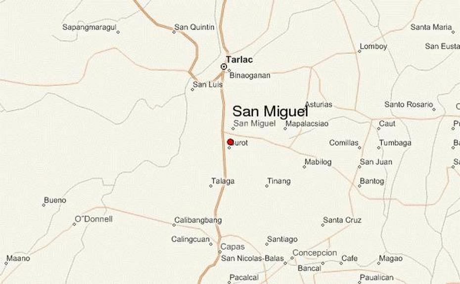 San Miguel, Philippines Location Guide, San Miguel, Philippines, Tarlac Philippines, San Miguel California