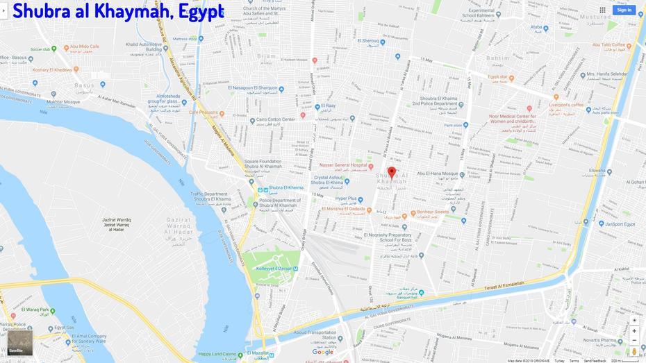 Shubra Al Khaymah Map, Shubrā Al Khaymah, Egypt, Hilton Ras Al Khaimah, Ras Al Khaimah Resort