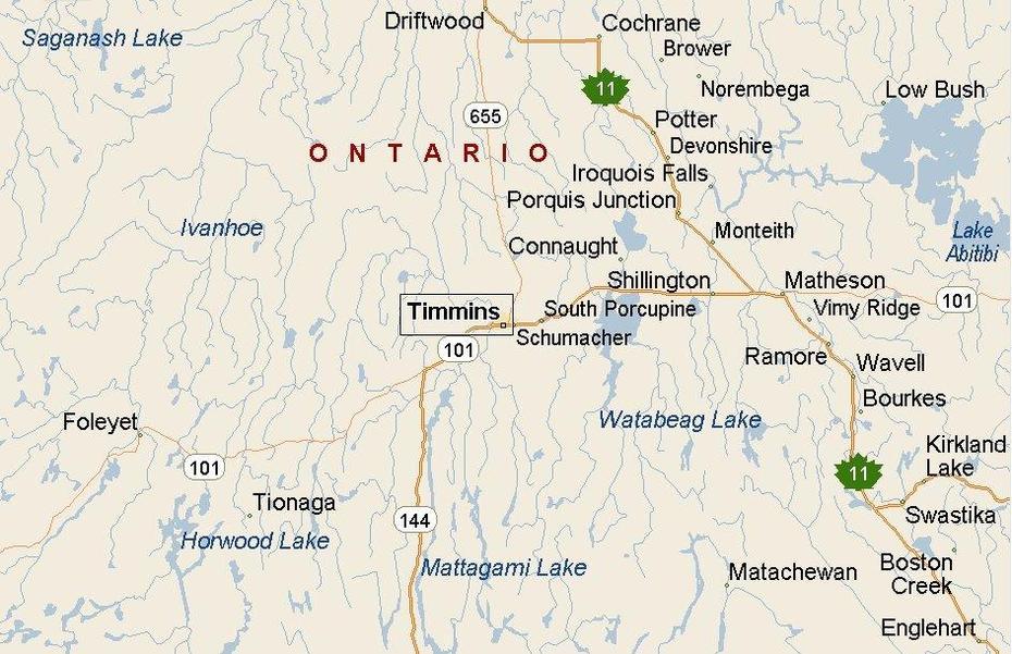 Sudbury Canada, Timmins Gold Mine, Timmins, Timmins, Canada