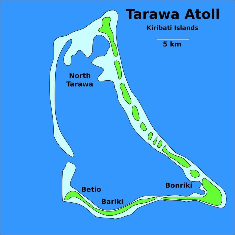 Tarawa Atoll, Kiribati  Mapsof, Tarawa, Kiribati, Tabiteuea, Tarawa Ww2