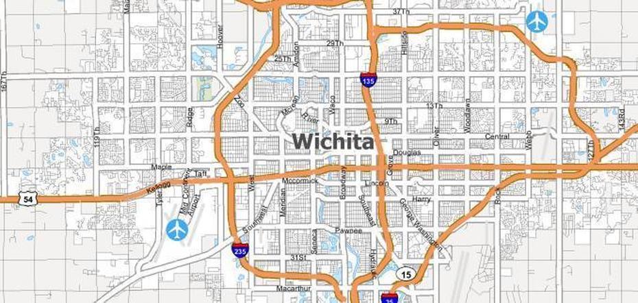 Wichita Map Collection [Kansas] – Gis Geography, Wichita, United States, Wichita Falls, United States Los Angeles