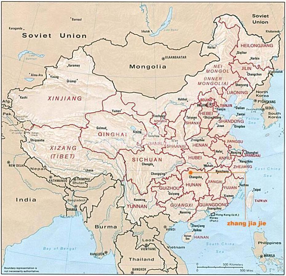 Zhangjiajie In China Map, Chengjiao, China, Of Sichuan China, Chengdu Tourist
