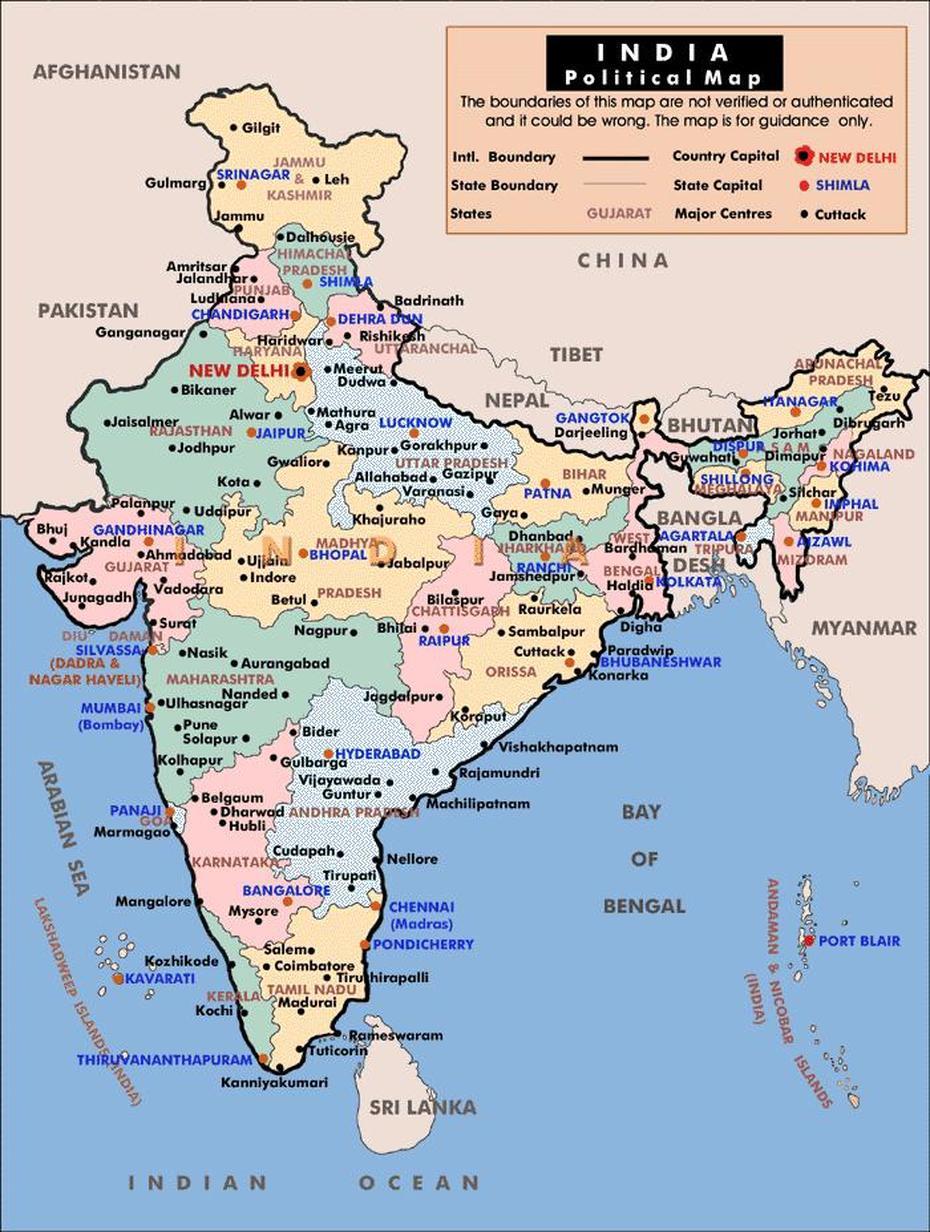Administrative Map Of India. India Administrative Map | Vidiani …, Vādippatti, India, India  World, India  Kids