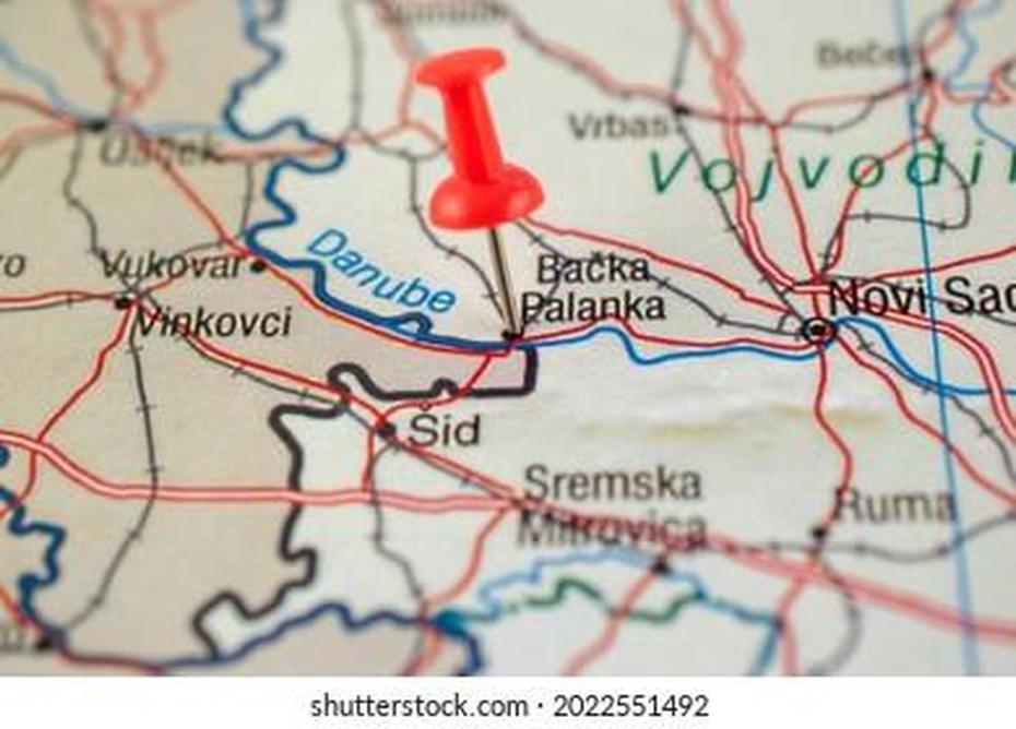 Backa Palanka Pinned On Map Serbia Stock Photo 2022551492 | Shutterstock, Bačka Palanka, Serbia, Backa Palanka Slike, Surduk