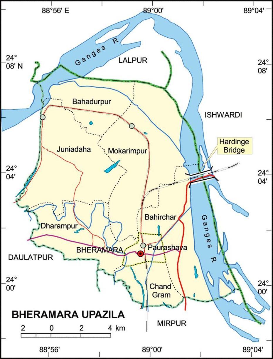 Bheramara Upazila Hq, Kushtia, Bangladesh, Bangladesh River, Kustiya