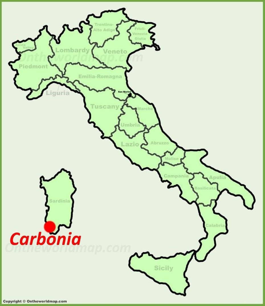 Carbonia Maps | Sardinia, Italy | Maps Of Carbonia, Carbonia, Italy, Cagliari  Spain, La Spezia Italy