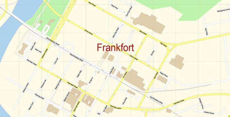 Downtown Frankfort Ky, West Frankfort Il, , Frankfort, United States