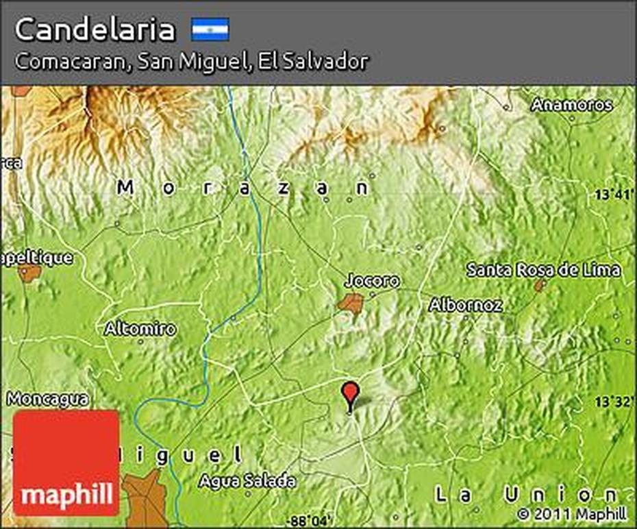 Free Physical Map Of Candelaria, Candelaria, Spain, Foto Google  Candelaria Tenerife, Pangasinan