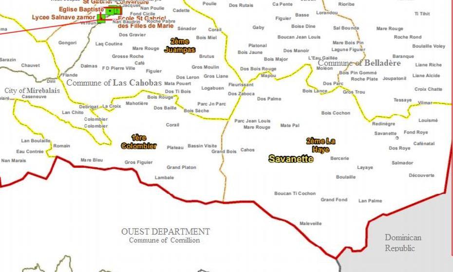 Haiti  With Cities, Haiti  Location, Haiti Local, Savanette, Haiti