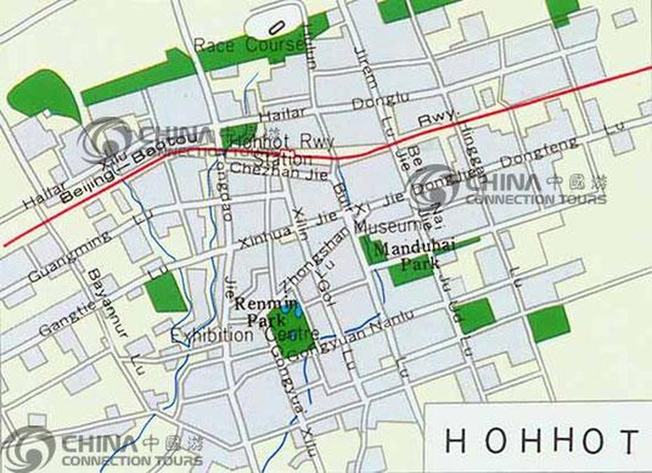 Hohhot City Map, China Hohhot City Map – Hohhot Travel Guide, Hohhot, China, Hohhot Attractions, China Grassland