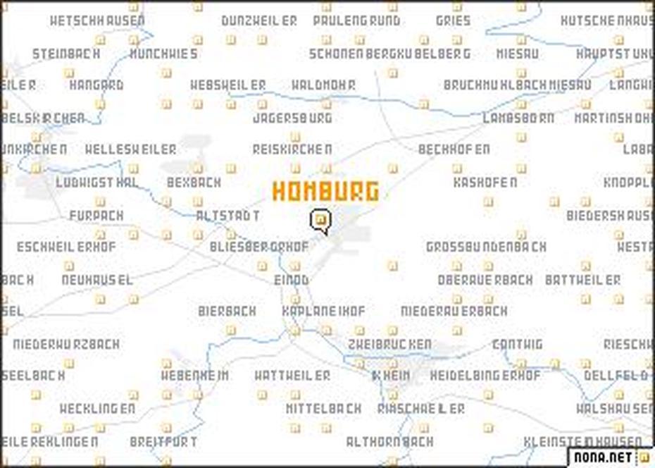 Homburg (Germany) Map – Nona, Homburg, Germany, Homburg, Germany