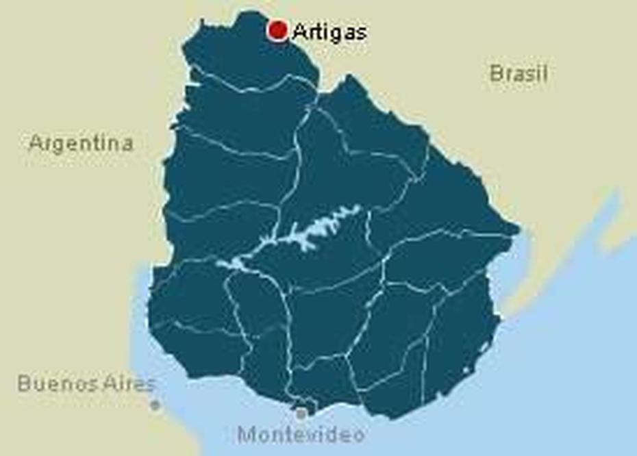 Jose Gervasio Artigas, Uruguay Location, Uruguay, Artigas, Uruguay