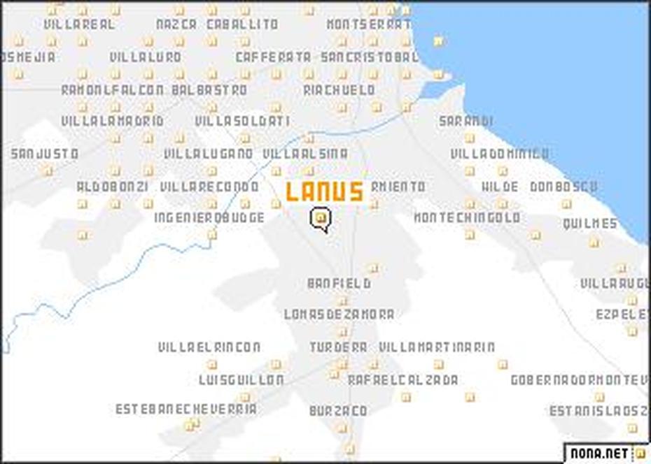 Lanus (Argentina) Map – Nona, Lanús, Argentina, A De  Lanus, San Isidro Buenos  Aires
