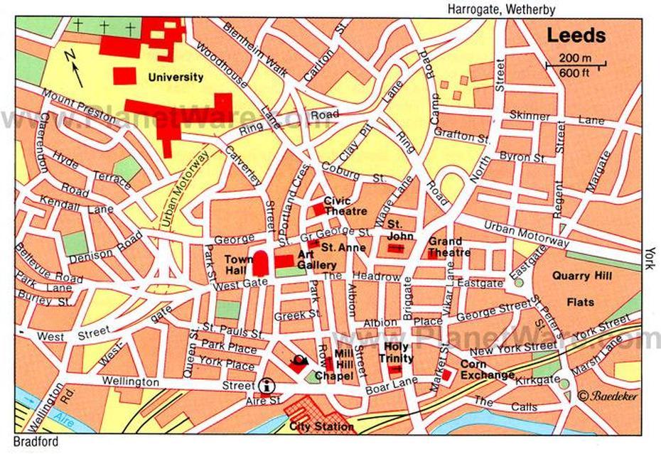 Leeds Map And Leeds Satellite Image, Leeds, United Kingdom, Old  Of Leeds, Of Leeds West Yorkshire