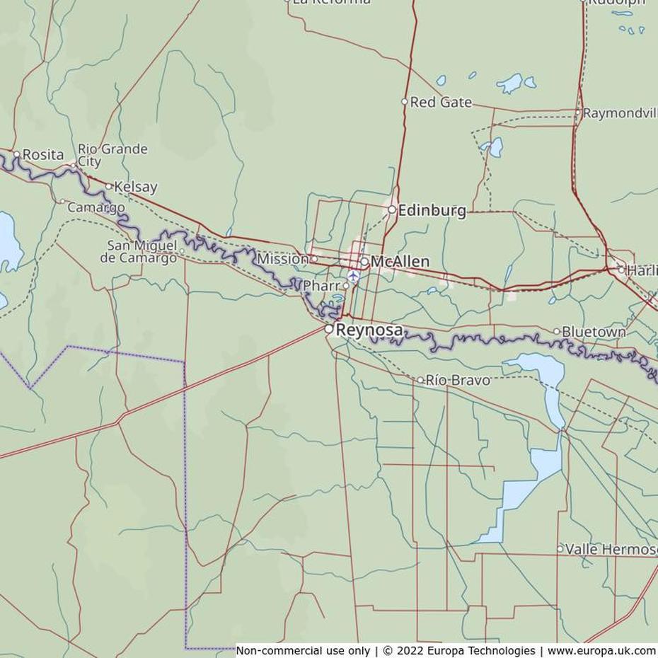 Map Of Reynosa, Mexico | Global 1000 Atlas, Reynosa, Mexico, A De Reynosa, Acapulco Mexico