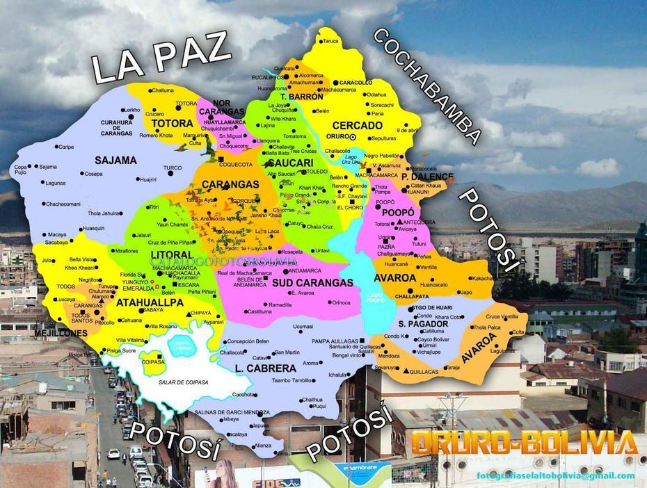 Mapa De Oruro 2012 | Imagenes Bolivianas, Oruro, Bolivia, Bolivian Carnival, Ciudades De Bolivia