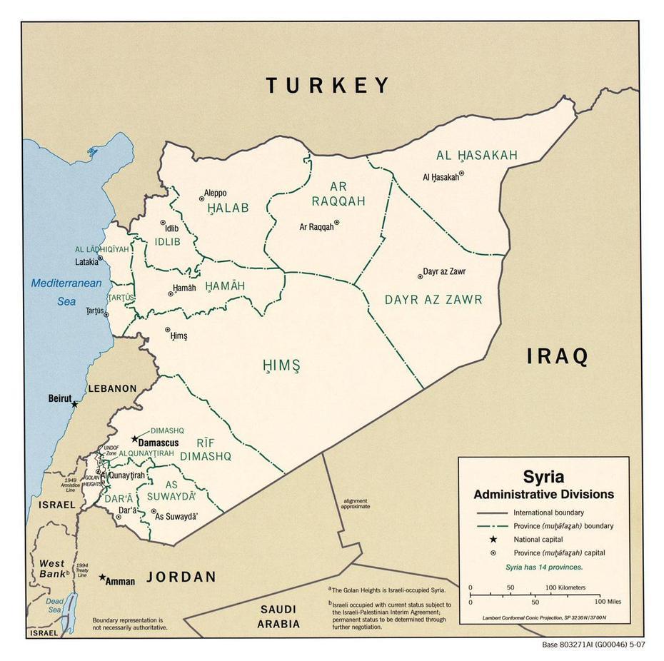 Maps Of Syria | Detailed Map Of Syria In English | Tourist Map Of Syria …, I‘Zāz, Syria, Turkey And Syria, Lebanon And Syria