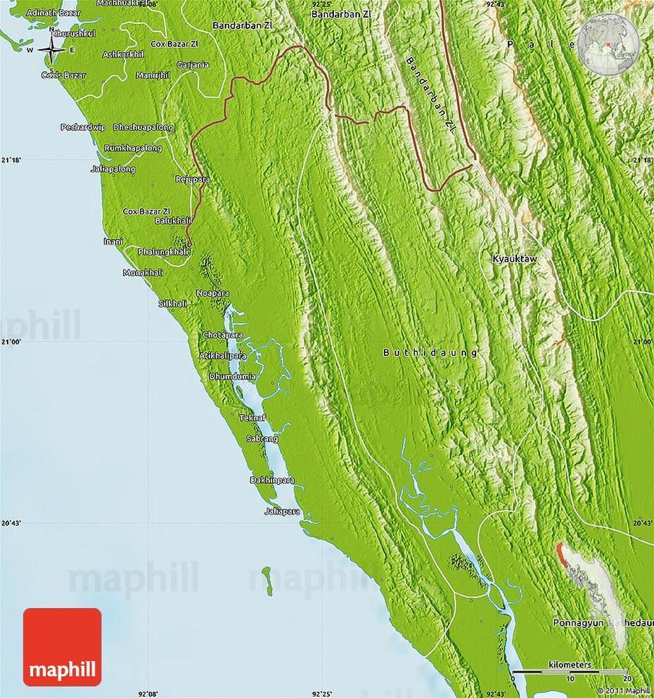 Maungdaw Burma Map, Maungdaw, Myanmar, Arakan Burma, Myanmar Arakan