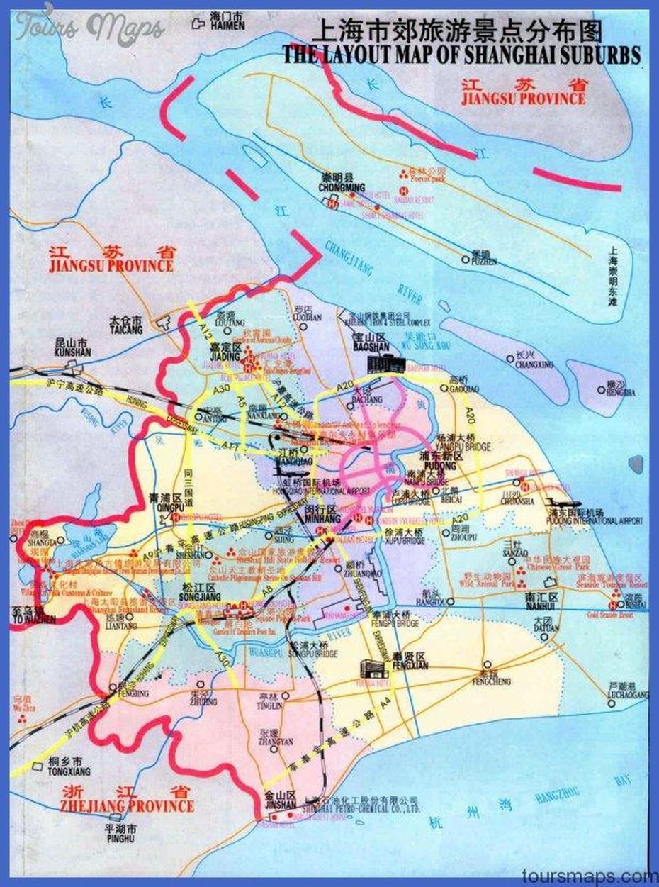 Qingdao Map Tourist Attractions – Toursmaps, Qingdao, China, Qingdao Metro, Changzhou China