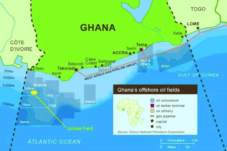 The-Study-Area-Axim-In-Context-Of-Ghanas-Offshore-Oil-Fields-Reproduced …, Axim, Ghana, Ghana  Regions, Ghana Language