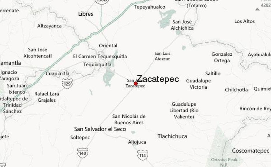 Tlaxcala Mexico, Mexico  Location, Zacatepec, Zacatepec, Mexico