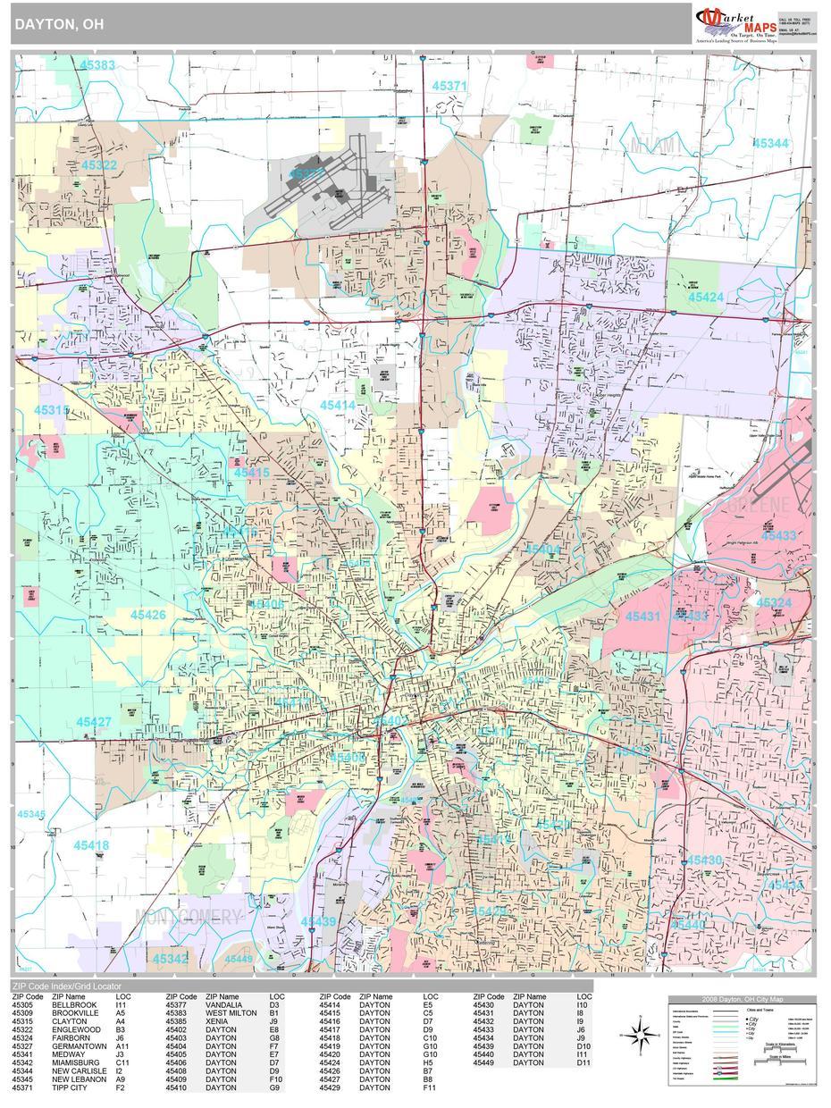 United States  And Cities, United States America, Premium Style, Dayton, United States