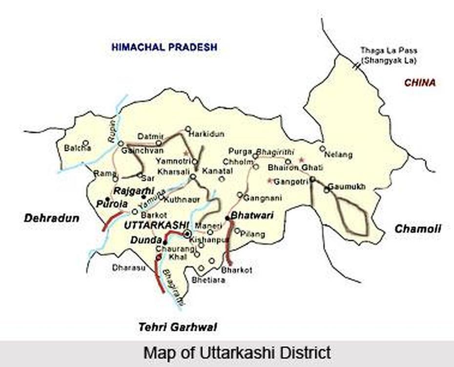 Uttarkashi District, Uttarakhand, Uttarkāshi, India, Gangotri  Temple, Garhwal India