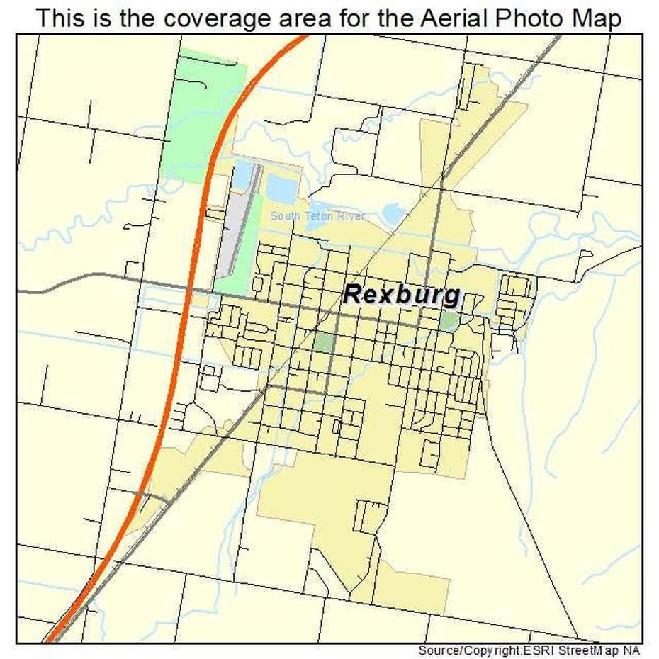 Aerial Photography Map Of Rexburg, Id Idaho, Rexburg, United States, Rexburg Id, Rexburg Idaho