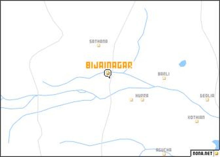 Bijainagar (India) Map – Nona, Bijaynagar, India, Creative India, India  Design