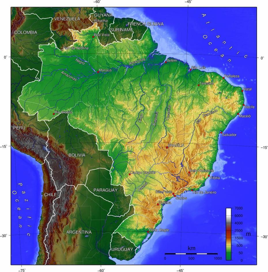 Formas De Relevo Do Brasil – Depressoes – Planicies – Planaltos, Planalto, Brazil, Depressoes, Planalto Do Kinu