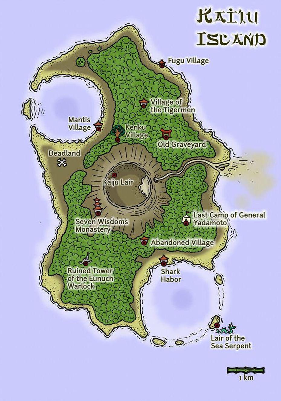 Kaiju Island By Darthasparagus | Fantasy Map, Fantasy World Map, Dnd …, Kuiju, China, Mecha Kaiju, Kaiju Universe
