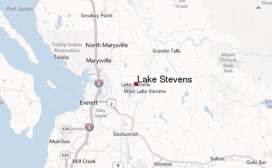 Lake Stevens Location Guide, Lake Stevens, United States, U.S. Lakes, Great Lakes  With States