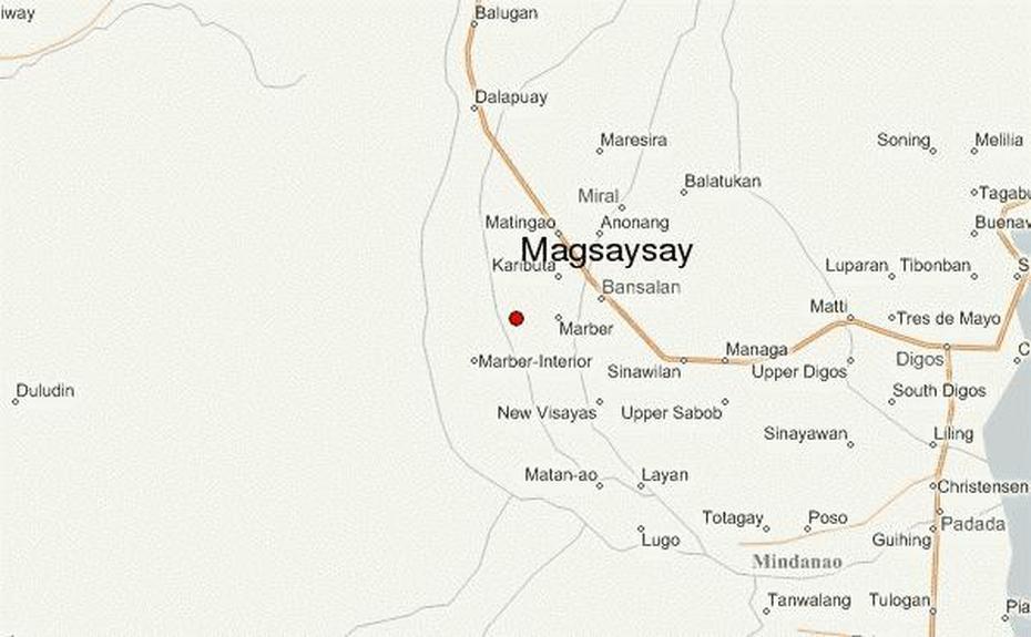 Magsaysay Misamis Oriental, President Ramon Magsaysay, Location Guide, Magsaysay, Philippines