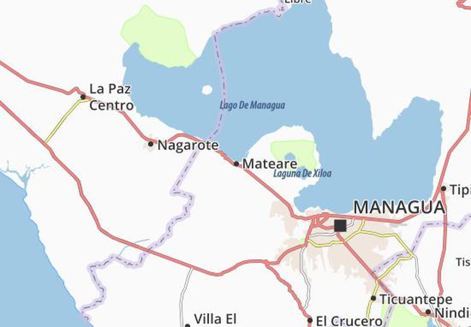 Mapa Michelin Mateare – Plano Mateare – Viamichelin, Mateare, Nicaragua, Nicaragua  Outline, Nicaragua Capital