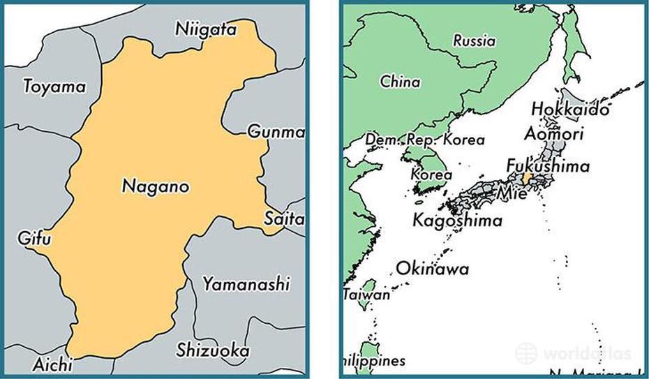 Nagano Prefecture, Japan / Map Of Nagano, Jp / Where Is Nagano …, Nagano, Japan, Suwa Japan, Nagano Prefecture Japan