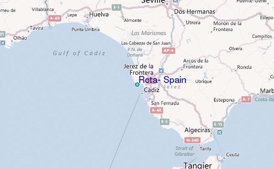 Rota Spain Map – Imsa Kolese, Rota, Spain, Roses Spain, Rota Spain Bars