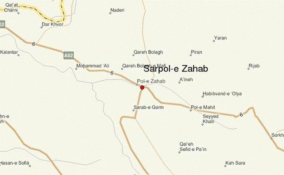 Sarpol-E Zahab Location Guide, Sarpol-E Z̄Ahāb, Iran, Iran  Outline, Iran City