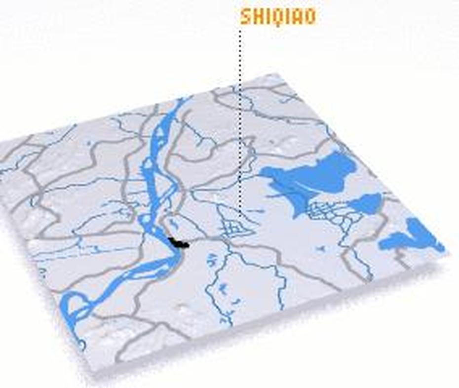 Shiqiao (China) Map – Nona, Shiqiao, China, China Relief, Ring Of Life China