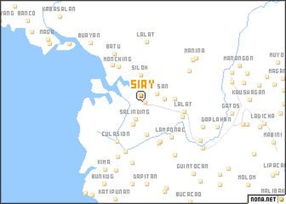 Siay (Philippines) Map – Nona, Siay, Philippines, Philippines City, Philippines  Cities