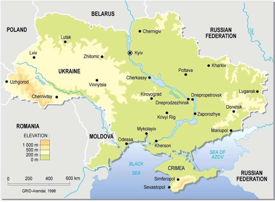 Ukraine Borders, Crimea, Europa, Vyshhorod, Ukraine