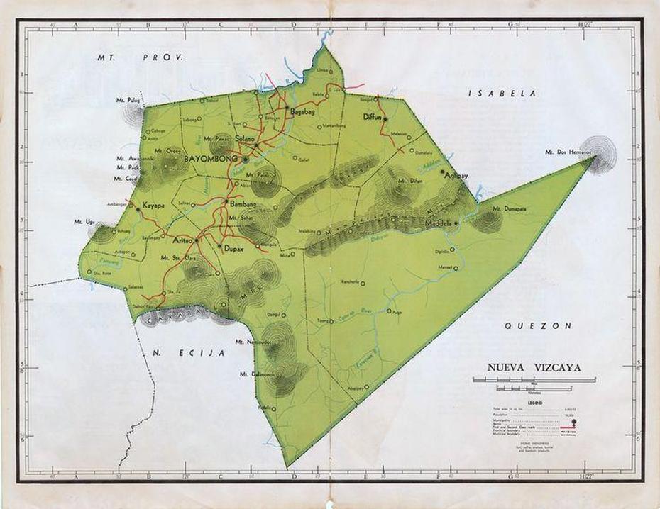 1959 Nueva Vizcaya Province The Philippines Rare Large | Etsy Canada …, Kasibu, Philippines, Nueva Vizcaya  Falls, Vizcaya Hymn  Lyrics