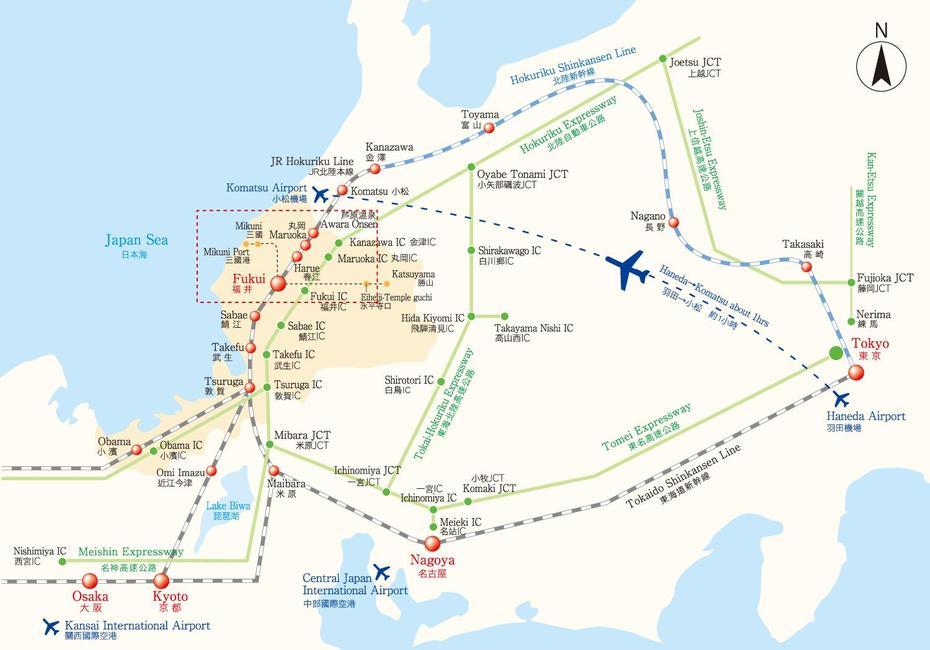 Access To Sakai City | Sightseeing Guide Of Sakai City, Fukui Prefecture, Sakai, Japan, Edo Castle, Topographical  Of Japan