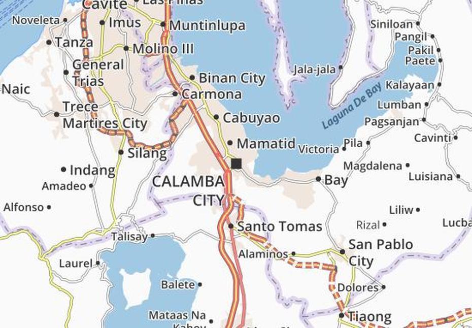 Batangas Philippines, Rizal Province Philippines, Viamichelin, City Of Calamba, Philippines