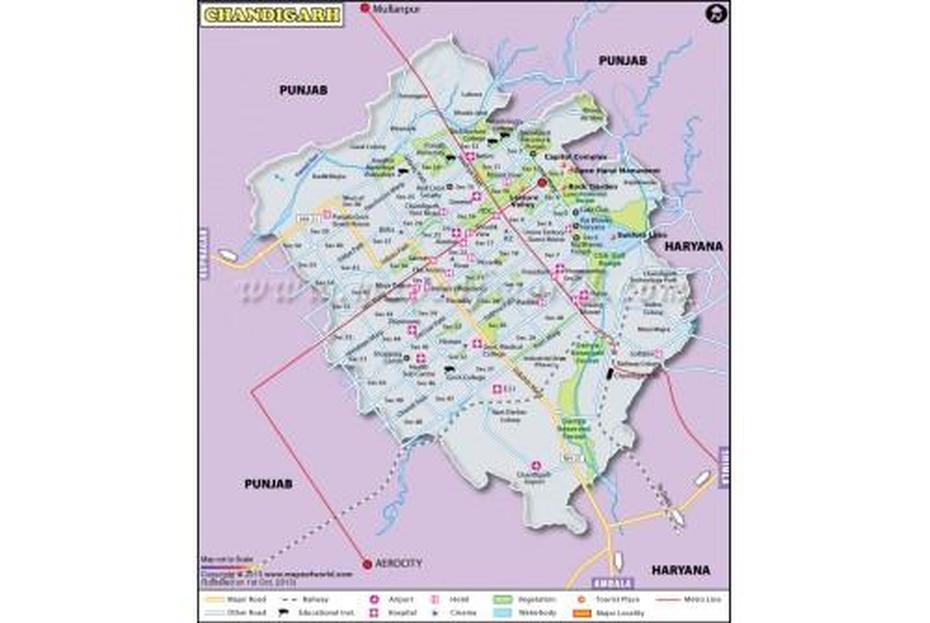 Chandigarh  City Plan, Chandigarh  Roads, , Chandīgarh, India