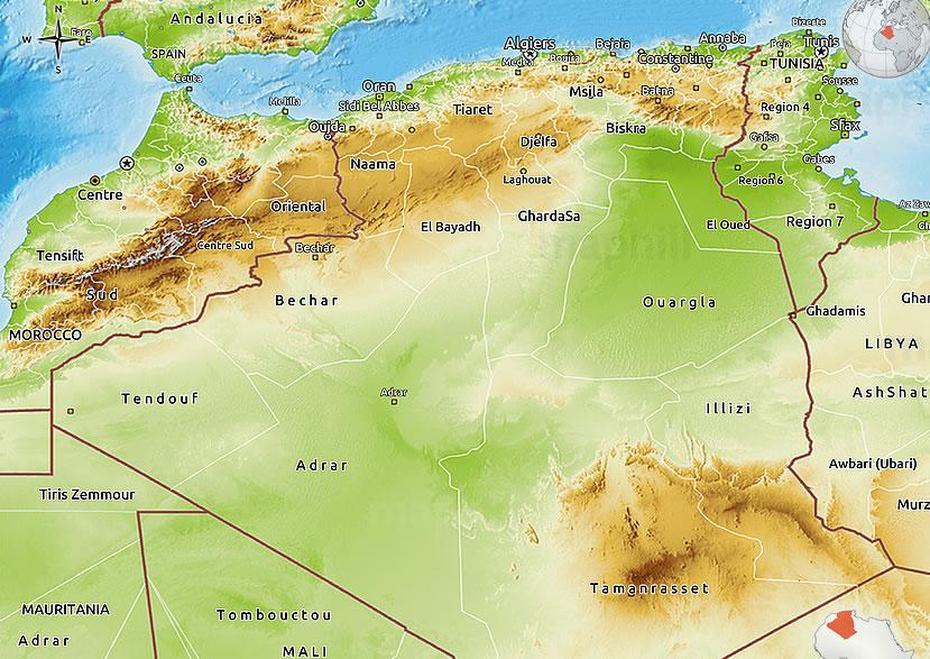 Constantine Algeria Map, Constantine, Algeria, Algeria  With Cities, Constantine City