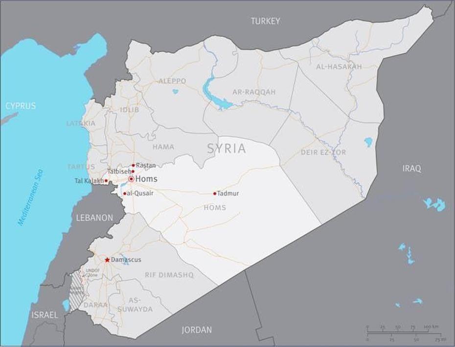 Crackdown On Protesters In The Governorate Of Homs, Syria | Hrw, Homs, Syria, Syria  With Cities, Daraa Syria