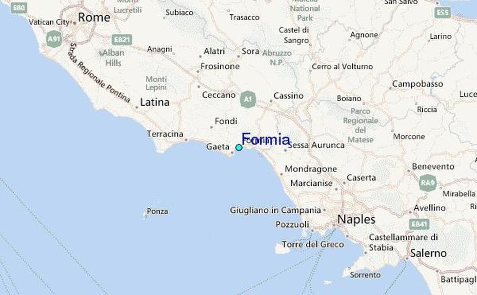 Formia Tide Station Location Guide, Formia, Italy, Terracina Italy, Saturnia Italy